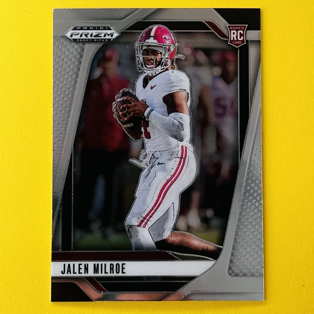 2025 Panini Prizm Draft Picks Jalen Milroe #5 Rookie Card RC Base